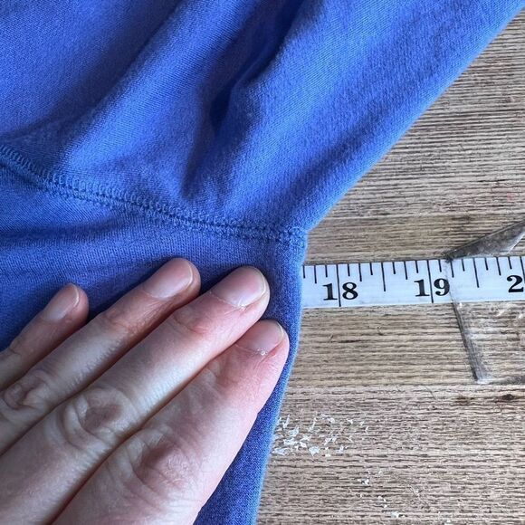 Athleta Blue Purple Faux Wrap Hem Pullover Sweatshirt Size XS - Picture 9 of 10